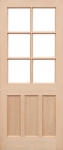 KXT Hemlock External Door (unglazed)
